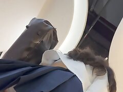 KFC_Super_Perky_Butt_Gray_Bear_Pantyhose Seductive JAV Goddess Teases Her Plump Pussy Thoroughly