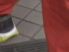 NHDTB-929 Outdoor Upskirt Tease-Tight-Dressed Beauty Caught on Hunters' Lens