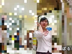 pornika003_JK1 Japanese Goddess in Glasses Teases with Irresistible Booty Show