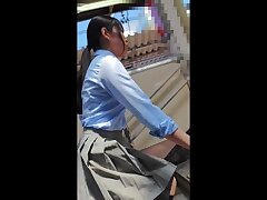 OTF040-1 Seductive Japanese Student in Uniform Takes Charge in Solo Fantasy