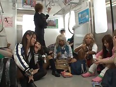 HUNTA-218 Adorable Pigtailed Asian Playfully Teasing Big Love Sticks