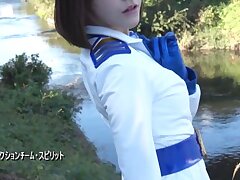 SPSD20_01 Bound Hubby Watches Excitedly as Wife Enjoys Intense Japanese Pleasures!