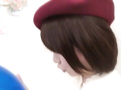 ONH04 Masked Man's Steamy Bathroom Encounter with Curious Wild Teen