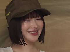 HUNTB-354 Stockinged Japanese Beauty Takes Giant Cocks Down Deep